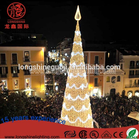 LED Giant Outdoor 3D Christmas Tree Motif Light Christmas Garden Decoration Light